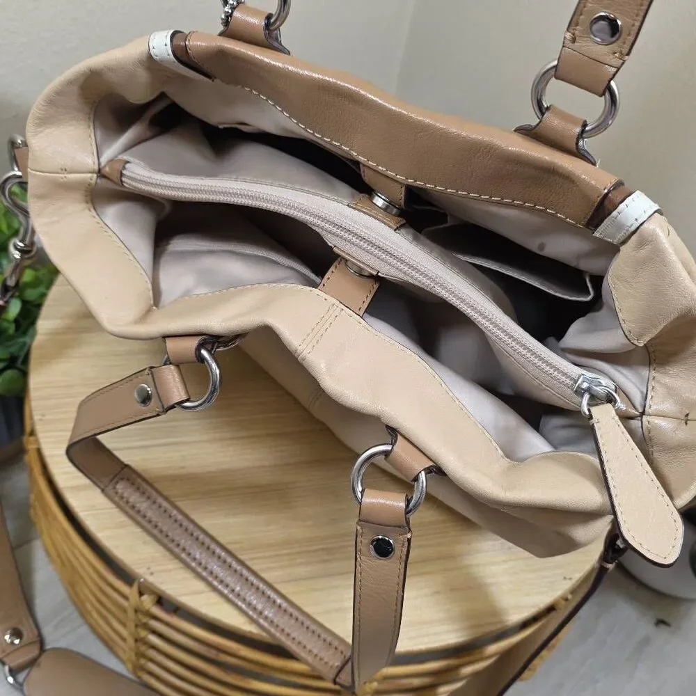 Coach Ashley Spectator Leather Shoulder Bag | Matching Wallet